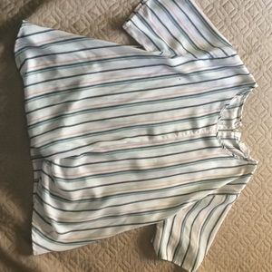 striped blouse